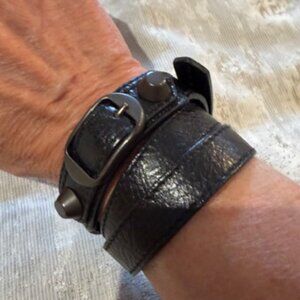 Balenciaga leather bracelet